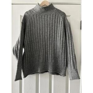ANA Long Sleeve Knit Gay Heavy Sweater High Ribbed Neck Large NWOT